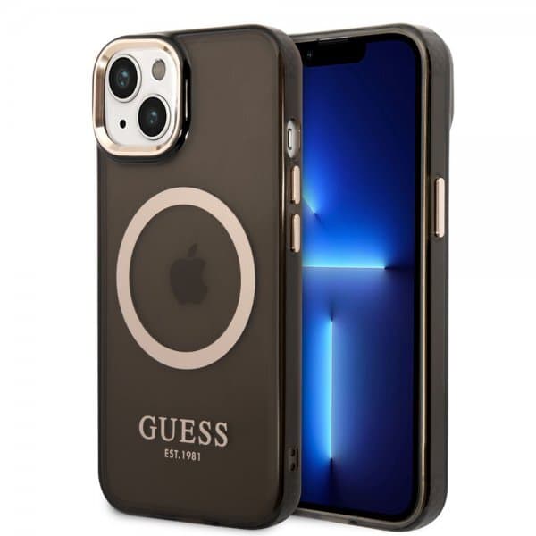 Guess iPhone 14 Skal Translucent MagSafe