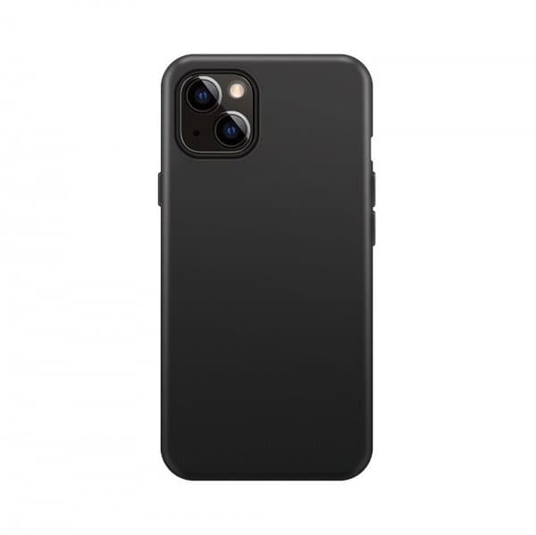 XQISIT iPhone 14 Skal Silicone Case Svart