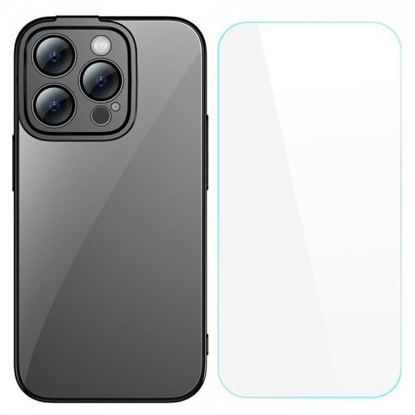 Baseus iPhone 14 Pro Deksel Glitter Series Svart