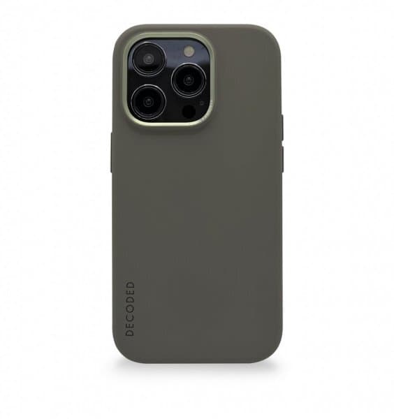 Decoded iPhone 14 Pro Max Skal Silicone Backcover Olive