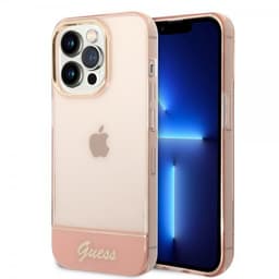 Guess iPhone 14 Pro Max Skal Translucent Rosa