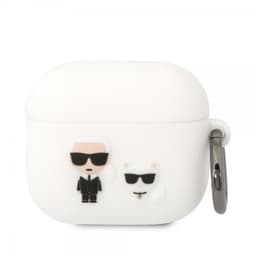 Karl Lagerfeld AirPods 3 Skal 3D Logo Vit