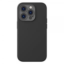 Baseus iPhone 14 Pro Kuori Liquid Silica Gel MagSafe Musta