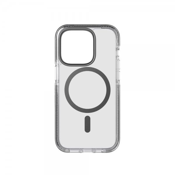 Tech21 iPhone 14 Pro Skal Evo Crystal MagSafe Graphite
