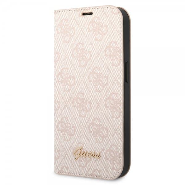 Guess iPhone 14 Plus Fodral 4G Logo Rosa