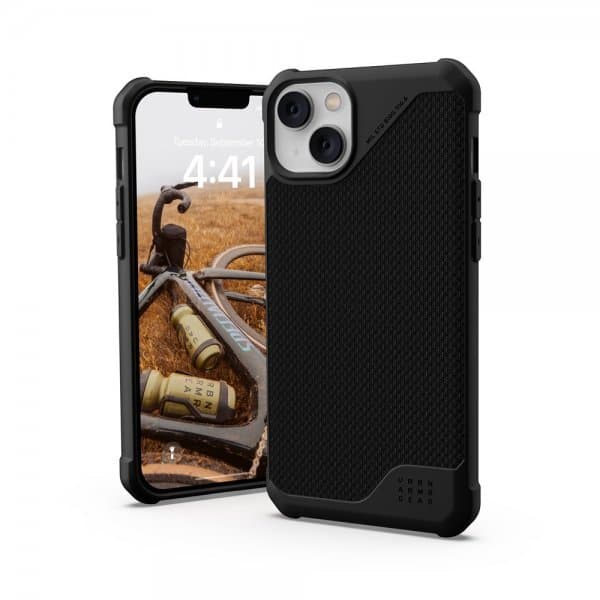 URBAN ARMOR GEAR UAG [Updated Ver] Compatible with iPhone 15 Pro Case 6.1 Metropolis LT Kevlar Olive Built-in Magnet Compatible with MagSafe Charging Rugged Military Grade Dropproof Protective Cover
