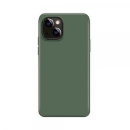 XQISIT iPhone 14 Plus Cover Silicone Case Grøn