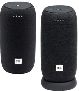 JBL Link Portable Duo trådlösa högtalare med laddningsstation (svart)