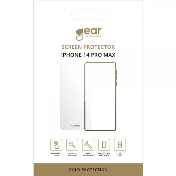 Gear iPhone 14 Pro Max Skjermbeskytter 2.5D