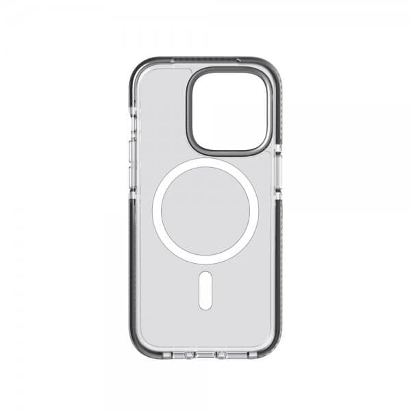 Tech21 iPhone 14 Pro Deksel Evo Crystal MagSafe Graphite Black - Elkjøp