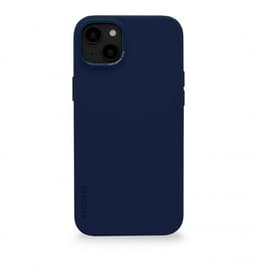 Decoded iPhone 14 Plus Cover Silicone Backcover Navy Peony