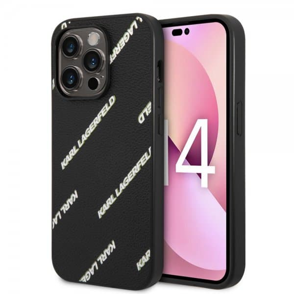 Karl Lagerfeld iPhone 14 Pro Skal Logomania Svart