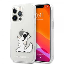 Karl Lagerfeld iPhone 14 Pro Skal Fun Choupette Transparent