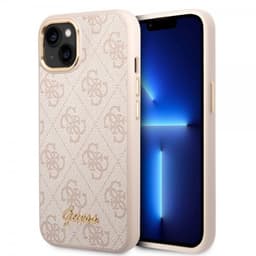 Guess iPhone 14 Plus Deksel 4G Logo Rosa