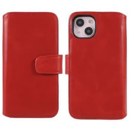 Nordic Covers iPhone 14 Etui Essential Leather Poppy Red
