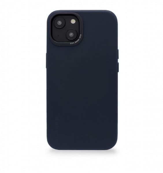 Decoded iPhone 14 Plus Deksel Leather Backcover Navy