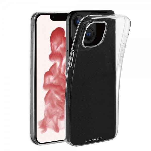 Vivanco iPhone 14 Plus Deksel Slim TPU Transparent Klar