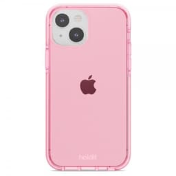 holdit iPhone 14 Deksel Seethru Bright Pink