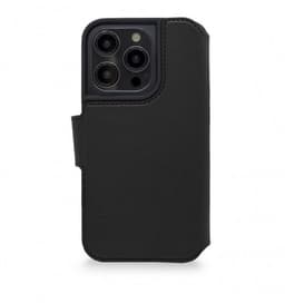 Decoded iPhone 14 Pro Etui Leather Wallet Case Svart