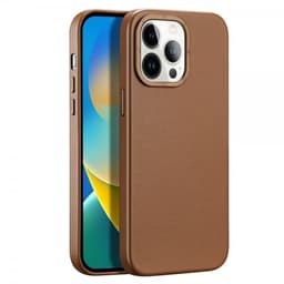 DUX DUCIS iPhone 14 Pro Deksel Grit Series MagSafe Brun