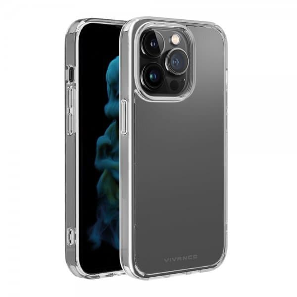 Vivanco iPhone 14 Pro Max Deksel Safe & Steady Transparent Klar