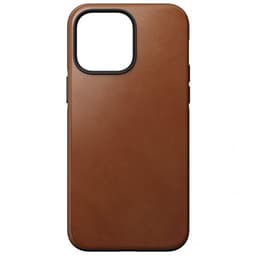 NOMAD iPhone 14 Pro Max Cover Modern Leather Case English Tan