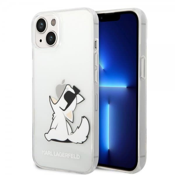 Karl Lagerfeld iPhone 14 Plus Skal Fun Choupette Transparent