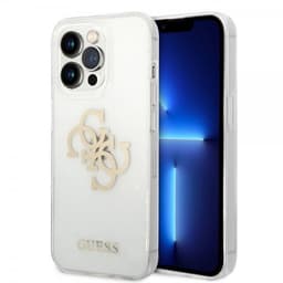 Guess iPhone 14 Pro Max Deksel Full Glitter Transparent
