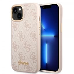 Guess iPhone 14 Kuori 4G Logo Vaaleanpunainen