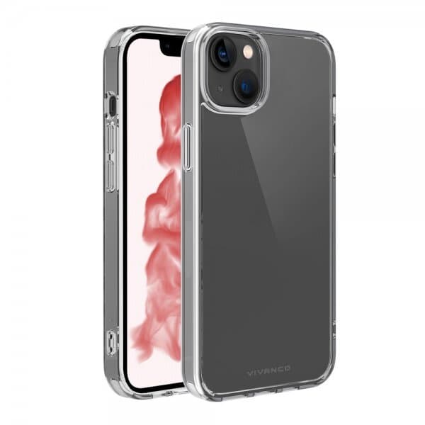 Vivanco iPhone 14 Plus Deksel Safe & Steady Transparent Klar