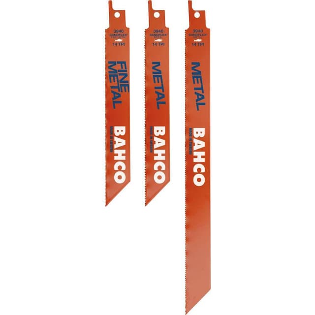 Tigersågsblad Bahco 3940-METAL-SET-5P