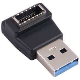 Vinklet Type-E Hun til USB 3.0 Adapter