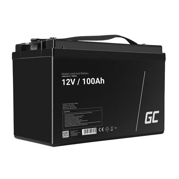 Green Cell AGM Batteri 12V 100Ah