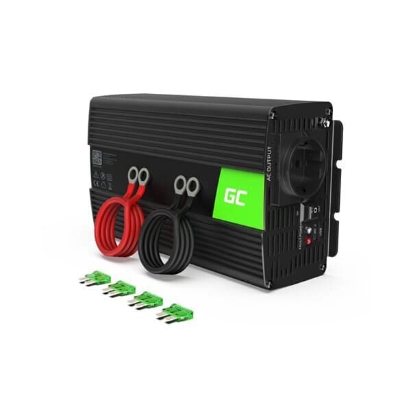 Green Cell Voltage Car Inverter 12V till 220V - 1000W/2000W Modifierad Sinus