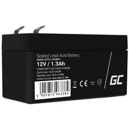 Green Cell Batteri AGM VRLA 12V 1.3Ah 