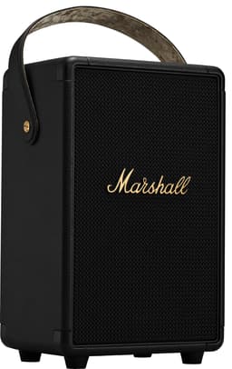 Marshall Tufton bærbar stereo bluetooth-høyttaler (sort/messing)