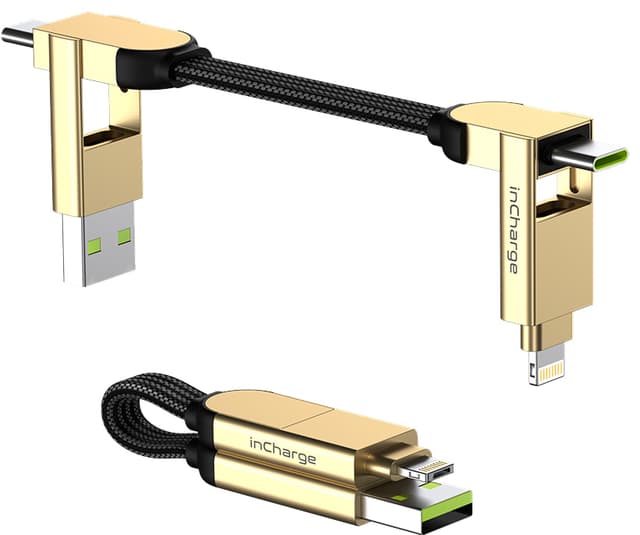 Rolling Square InCharge X 100W multiportskabel (beige)