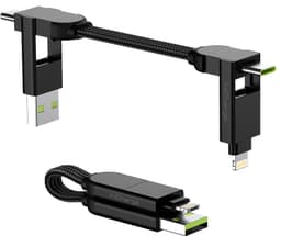 Rolling Square InCharge X 100W multiportkabel (sort)