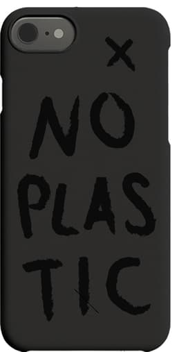 A Good Company No Plastic deksel til iPhone 8/7/6/SE (sort)