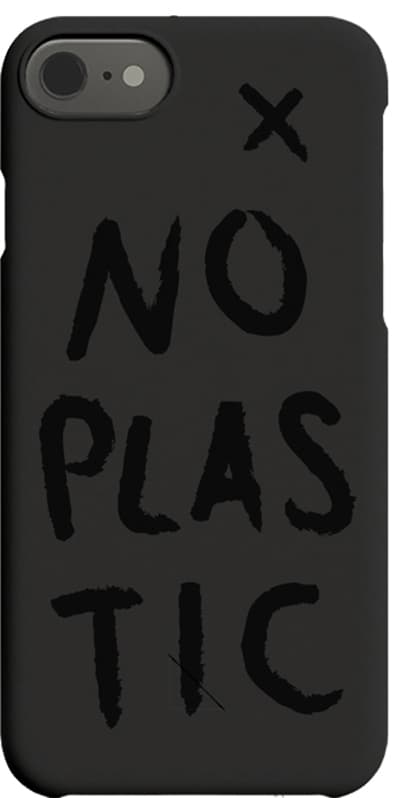 A Good Company No Plastic deksel til iPhone 8/7/6/SE (sort)