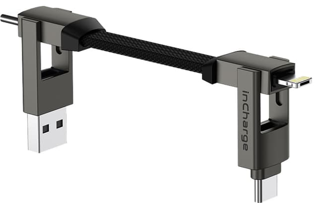 Rolling Square InCharge 6 multiportkabel (grå)