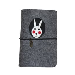 A6 Rengaskansio huopaa 80 paperiarkilla Rabbit Harmaa