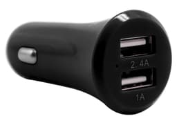 Dobbel USB-billader lader to enheter via USB-A med maks. 3400 mA20316