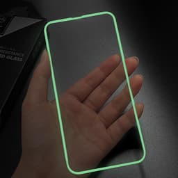 Lysende skjermbeskytter Grønn iPhone 13 Pro Max
