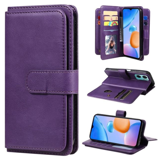 SKALO Xiaomi Redmi 10 5G 10-RUM Flip Cover - Lilla