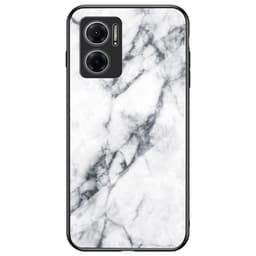 SKALO Xiaomi Redmi 10 5G Marmor Härdat Glas TPU-skal - Motiv 3