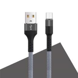MXUC-01 microUSB-Kabel (2A) Fast Charge, Grå