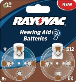 Rayovac Sinc-Air Batteri PR41 1.4 V 8-Blister