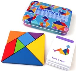 Tangram pussel i trä