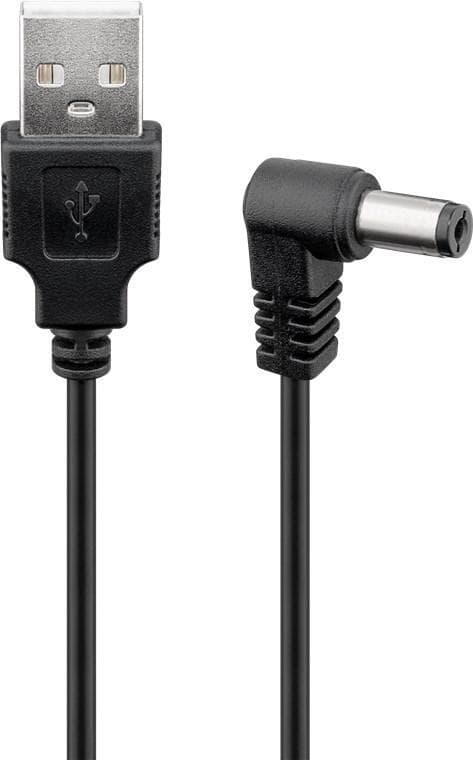 USB-DC-kabel 5,5 x 2,1 mm